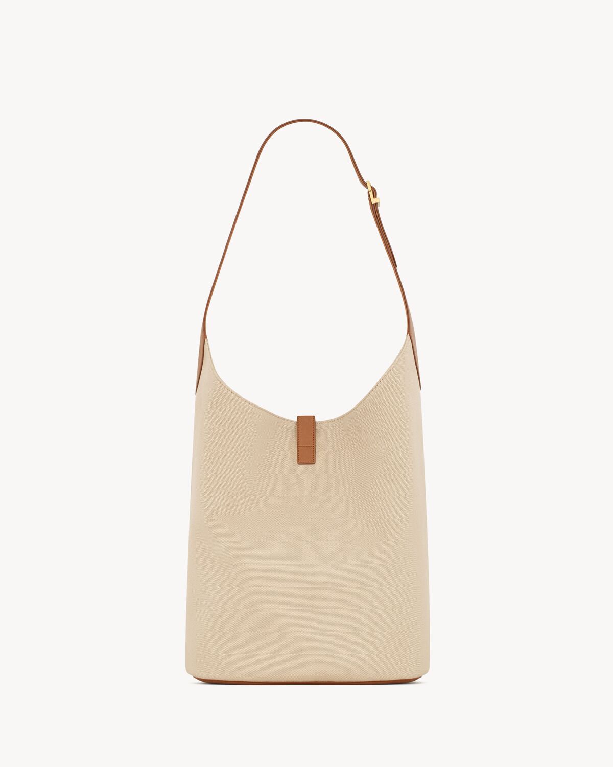 YSL LE 5 À 7 hobo in canvas and leather - Image 4